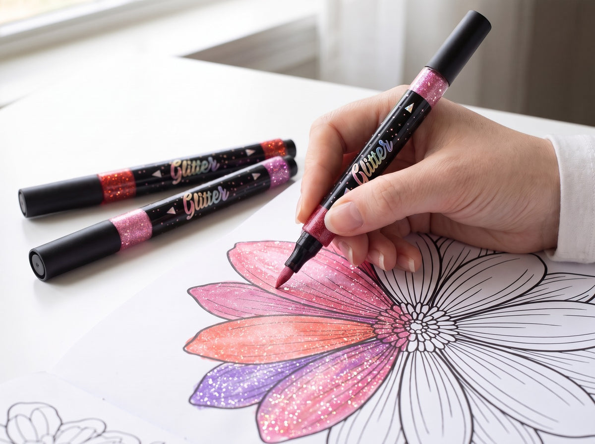 The Sparkle of Glitter. Without the Mess.