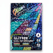 24 glitter markers